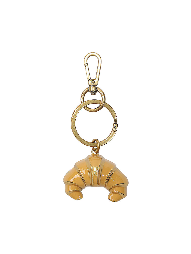 AMI PARIS Schlüsselanhänger CROISSANT gold herren